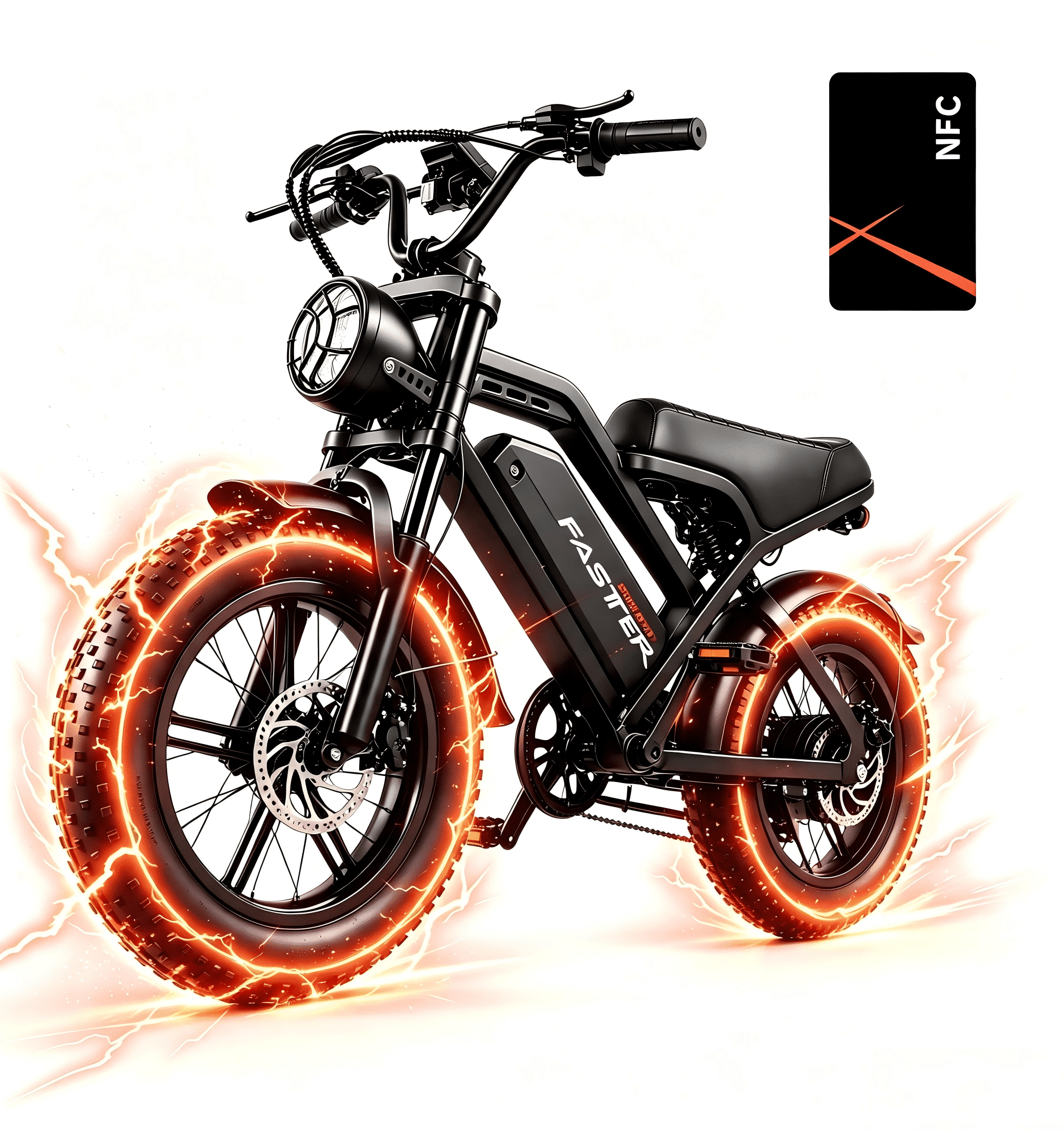 Teen Electric Bike, 750 & 1000W Motor 20+MPH Speed, 48V 15.6AH Removable Battery, 60 Miles Range, 16×4 Fat Tire Full Suspension E-bike with 3 Speed Assist UL2849