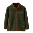 thumbnail image 1 of Teen Fleece Boys Jacket Boys Long Sleeve Lightweight Zip Up Fuzzy Jacket Girls Winter Coat Size 15-16 Years, 1 of 4