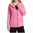 thumbnail image 1 of Teen Fleece Jacket Casual Long Sleeve Zip Up Hoodie with Pocket Warm Hooded Coat Winter Clothes Girls Clothes Size 11-12 Years, 1 of 5