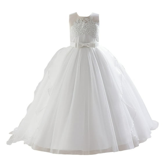 Teen Girl Dresses Kids Formal Dresses For Girls White Dress For Girls Long Dresses For Girls Easter Dresses For Girls 11-12 Years