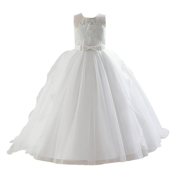 Teen Girl Dresses Kids Formal Dresses For Girls White Dress For Girls Long Dresses For Girls Easter Dresses For Girls 11-12 Years