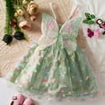 thumbnail image 1 of Teen Girl Easter Dresses Summer Western Style Long Summer Dress for Girls Teens Casual Spring Dress (Green,5-6 Years), 1 of 7