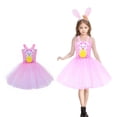 thumbnail image 1 of Girl Easter Outfit Sleeveless Tutu Tulle Dresses Dress up Performance Stage Outfit 10-12 Years Girl Clothes, 1 of 5