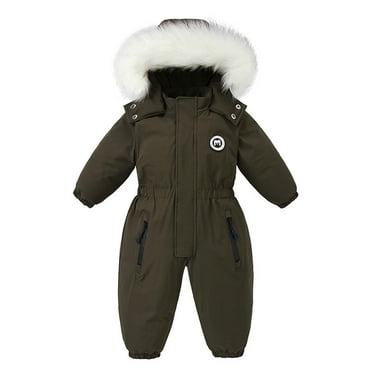 Herrnalise Girls Boys One-piece Snowsuits Overalls Ski Suits Winter ...
