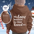 thumbnail image 1 of Teen Girl Hoodies Christian Sweatshirt Kids Printed Sweatshirt Long Sleeves Cute Oversize Pullover Christian Clothing Hoodie for Teens Size 10-12, 1 of 3