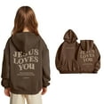 thumbnail image 1 of Teen Girl Hoodies Christian Sweatshirts Long Sleeve Graphic Sweatshirt Warm Oversize Pullover Top Faith Over Fear Hoodie Boy Clothes 11-12 Years Cute&nbsp;Boy Girl&nbsp;Clothing, 1 of 6