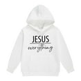 thumbnail image 1 of Teen Girl Hoodies Jesus Hoodies Long Sleeve Graphic Hoodies Comfy Oversize Pullover Top Cute Sweatshirts Boys 10-11 Years Clothes, 1 of 4