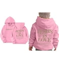 thumbnail image 1 of Teen Girl Hoodies Jesus Hoodies Long Sleeve Graphic Sweatshirt Cute Loose Pullover Top Faith Over Fear Hoodie Toddler Boy Clothes 11-12 Years Cute&nbsp;Boy Girl&nbsp;Clothing, 1 of 9