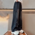 thumbnail image 1 of Girl Jeans Jeans Baggy High Waisted Wide Leg Denim Jeans with Pockets Girls Straight Leg Jeans Girls Jeans Size 13-14 Years, 1 of 7