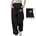 thumbnail image 1 of Sweatpants for Girls Baggy Joggers High Waist Elastic with Pockets Girls Solid Pants Youth Sweatpants Girls Uniform Pants 12-13 Years, 1 of 3