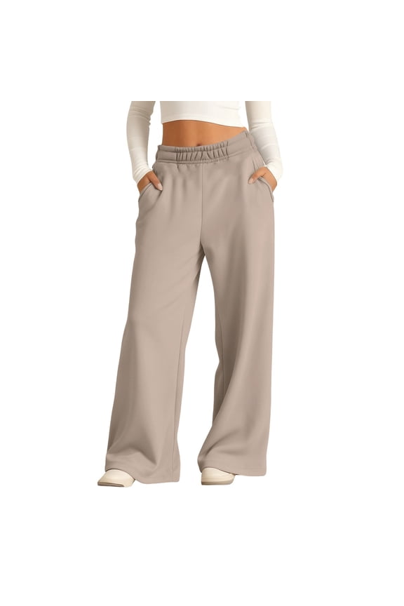 Teen Girl Sweatpants Baggy Oversized Cute Sweatpants Wide Leg Pants Swea𝐭 Pants High Waist Athletic Joggers Casual Pockets