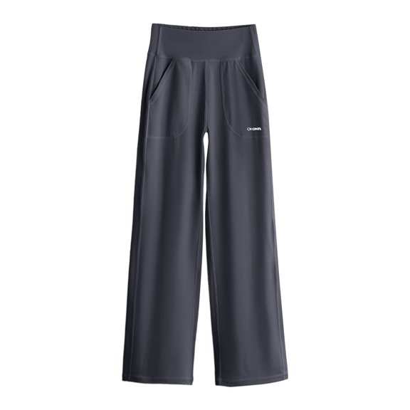 Girl Sweatpants Girls Grey Joggers Basic Girls Athletic Pants Wide Leg Pants with Pocket Joggers for Girls 14-15 Years