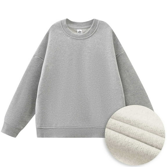 Teen Girl Sweatshirt Long Sleeve Kids Blue Sweatshirt Pullover Crewneck Blouse Shirt Tops Fall Clothes Little Girl Clothes 150