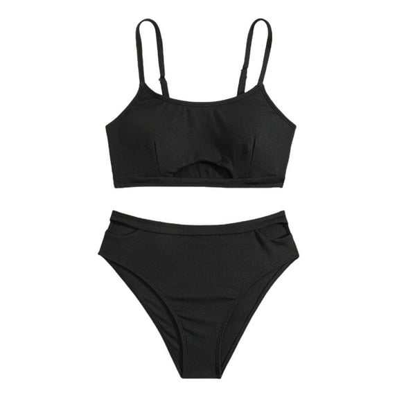 Teen Girl Swimsuit 2 Piece Bikini Set Bathing Suit Cute Print Cute Swimwear Bathing Suits Big Girls