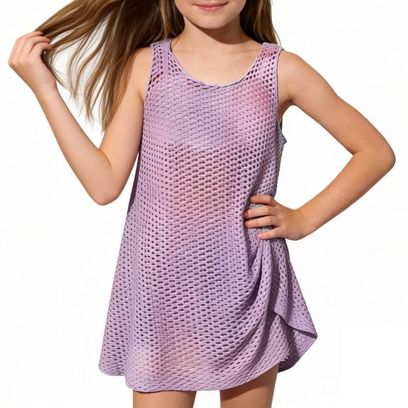 Girl Swimsuit Coverup Shorts Ruffled Styles Tropical Stretchy Rash Guard Criss Cross One Piece Swimsuits Wrap Tie Back Bathing Suit 9-16y