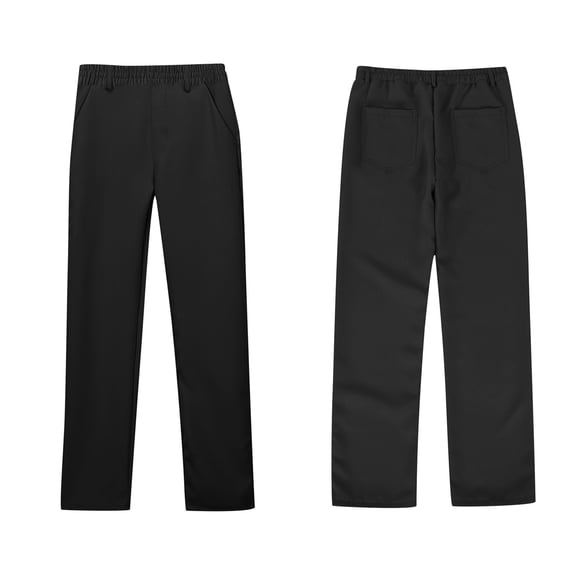 Teen Girl Uniform Pants Skinny Pants Kids Dress Pants with Pockets Straight Pants Girls Black Uniform Pants Back To School Clothes for Teen Girls Teen Tween Girl Clothing 11-12 years
