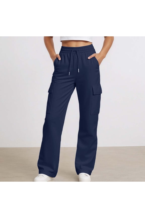 Girls Baggy Sweatpants Girls Athletic Pants Casual Pants Elastic Waist Wide Leg Boy Uniform Pants Girls Back To School Clothes Girls Pants 10-11 Years