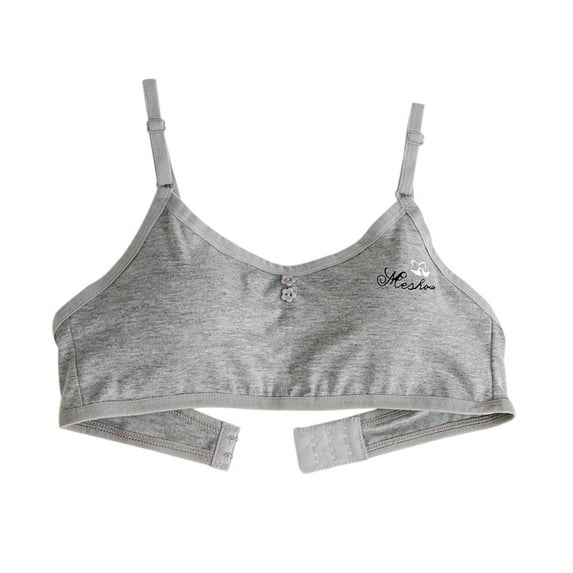 Teen Girls Big Girls Cotton Development Bra Cami Training Bra 10-16T
