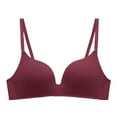 thumbnail image 1 of Teen Girls Bra Wireless Unlined Seamless Smoothing Cami Bras Light Full-coverage Comfort Sleep and Sport Bra, 1 of 9