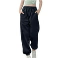 thumbnail image 1 of Teen Girls Cinch Bottom Sweatpants Solid Colour Joggers for Girls Loose Elastic Athletic Joggers Pants with Pockets Boys Sweatpants, 1 of 5