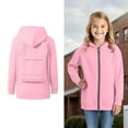 thumbnail image 1 of Teen Girls Creative Hoodies with Backpack Zip up Hoodies Girls Casual Long Sleeve Hoodie Sweatershirt Pullover Size 12-13 Years Boys Clothes Back to School Clothes, 1 of 5