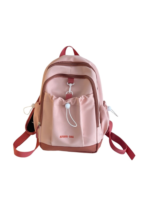 Teen Drawstring Pocket Mini Backpack Lightweight Waterproof Adjustable Shoulder Strap Casual Daily Travel Back To School Daypack