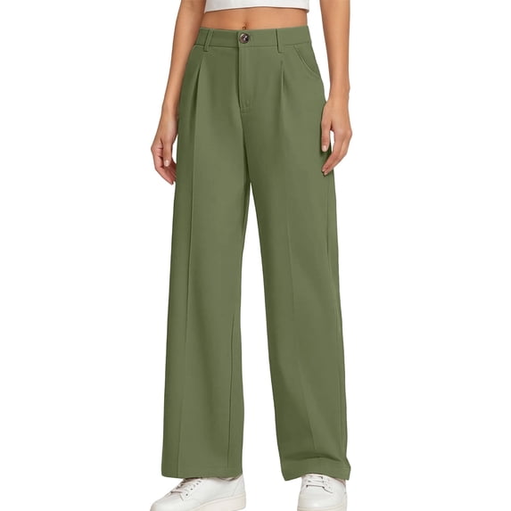 Girls Dress Pants Wide Leg Pants Girls Preppy Clothes Size 5 14 Years
