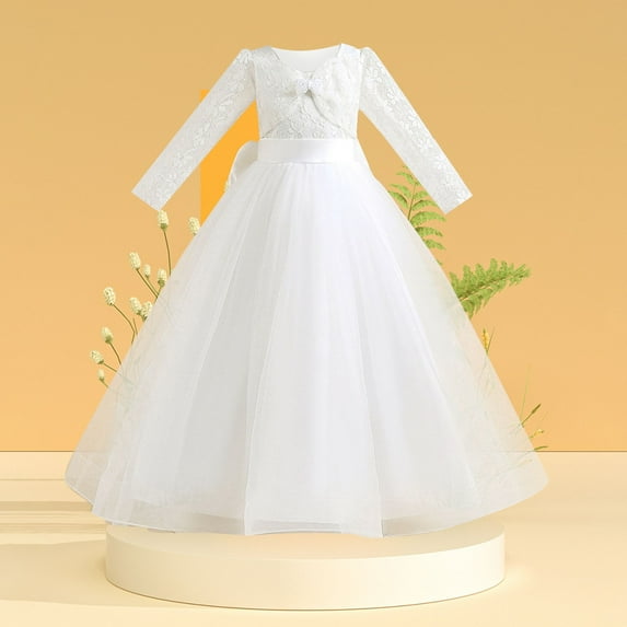 Teen Girls Dresses Girls Formal Dresses White Dress Girls Girls' Special Occasion Dresses Children'S Day Dresses For Girls 10-11Years
