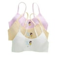 thumbnail image 1 of Teen Girls' Everyday Bra Teens & Big Girls Breathable Cami Bra Elastic Shoulder Straps Adjustable Straps Fixed Pads Fit for 10-15 Years, 1 of 4