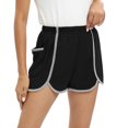 thumbnail image 1 of Teen Girls High Elastic Waist Workout Sports Track Shorts with Pocket ,Women's Running Shorts Athletic Yoga Shorts,Super Comfy Casual Sporty Lounge Short Pants Dolphin Shorts,S-4XL, 1 of 6