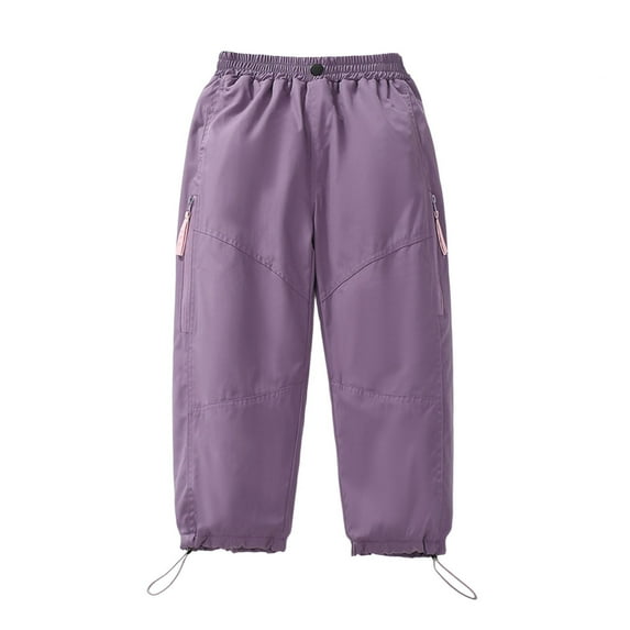 Teen Girls Hiking Pants Trousers Lined Windproof Boys Athletic Pants Casual Outdoor Pants Boys Winter Pants 10-11 Years