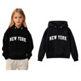 thumbnail image 1 of Teen Girls Hoodie Letter Pattern Hoodie Long Sleeve Soft Sweatshirts Top Winter Clothes Teen Boy Clothes 11-12 Years, 1 of 4