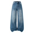 thumbnail image 1 of Teen Girls' Jeans Blue Jeans Girls Straight Leg Wide Leg Girls Pants High Waisted Cute Baggy Jeans with Pockets Clothes for 13-14 Years Old Girls, 1 of 5