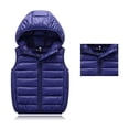 thumbnail image 1 of Teen Puffer Vest Hooded Sleeveless Lightweight Girls' Outerwear Vests Winter Vest Vest for Girls 12-15 Years, 1 of 3