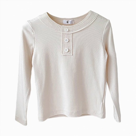 Teen Girls Shirts Long Sleeve Henley T Shirts Button Up Slim Fit Tops Basic Tees Round Neck Ribbed Knit Shirts Girls Fall Winter Clothes Size 11-12T