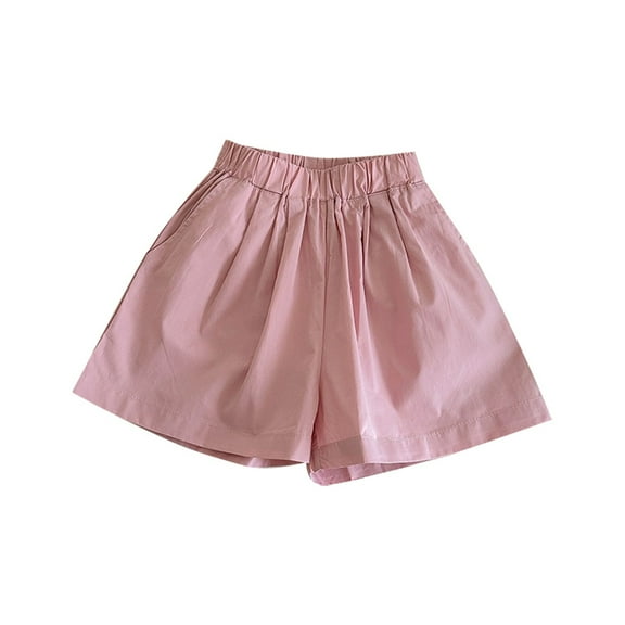 Teen Girls' Shorts Casual Wide Leg High Waisted Shorts Summer Clothes Little Girls Clothes 10-11 Years Girls Clothes