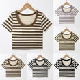 thumbnail image 1 of Teen Girls Solid Color Built-in Bra Round Neck Short Sleeve T-Shirt, Modal Cotton Blend Casual Top, 14-19 Years, 1 of 8