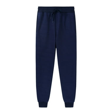 Youth Sweatpants Drawstring Pants with Pockets Boys Solid Pants Navy Sweat Pants Boys Joggers Size 12-13 Years