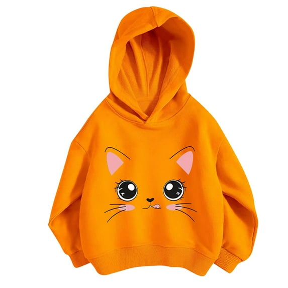 Teen Girls Sweatshirt Jumper Cute Printed Long Sleeves Hoodies Casual Crew Neck Fall Winter Pullover Tops Clothes Comfy Jumper School Warm Girl Sweatshirts