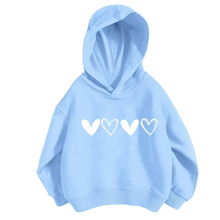 Teen Girls Sweatshirt Jumper Cute Printed Long Sleeves Hoodies
