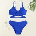 thumbnail image 1 of Teen Girls Swimsuit 2 Piece Summer Bikini Swimwear Solid Color Girl Bathing Suit 10-11 Years, 1 of 6