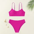 thumbnail image 1 of Teen Girls Swimsuit 2 Piece Beach Bikini Swimwear Solid Color Girls Bathing Suits 12-13 Years, 1 of 3