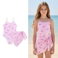 thumbnail image 1 of Girls Two Piece Swimsuit Bikini Set Girls Bow Bathing Suit Cute Summer Bathing Suits Girls Swimsuit Size 11-12 Years, 1 of 5