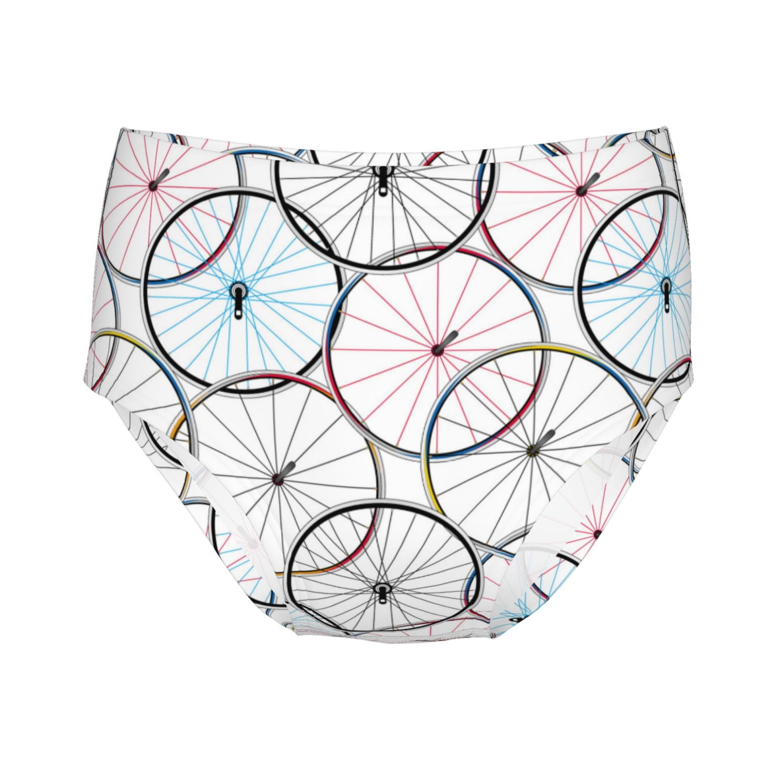 Teen Girls Underwear - Bike wheel Pattern red Soft Cotton Briefs ...