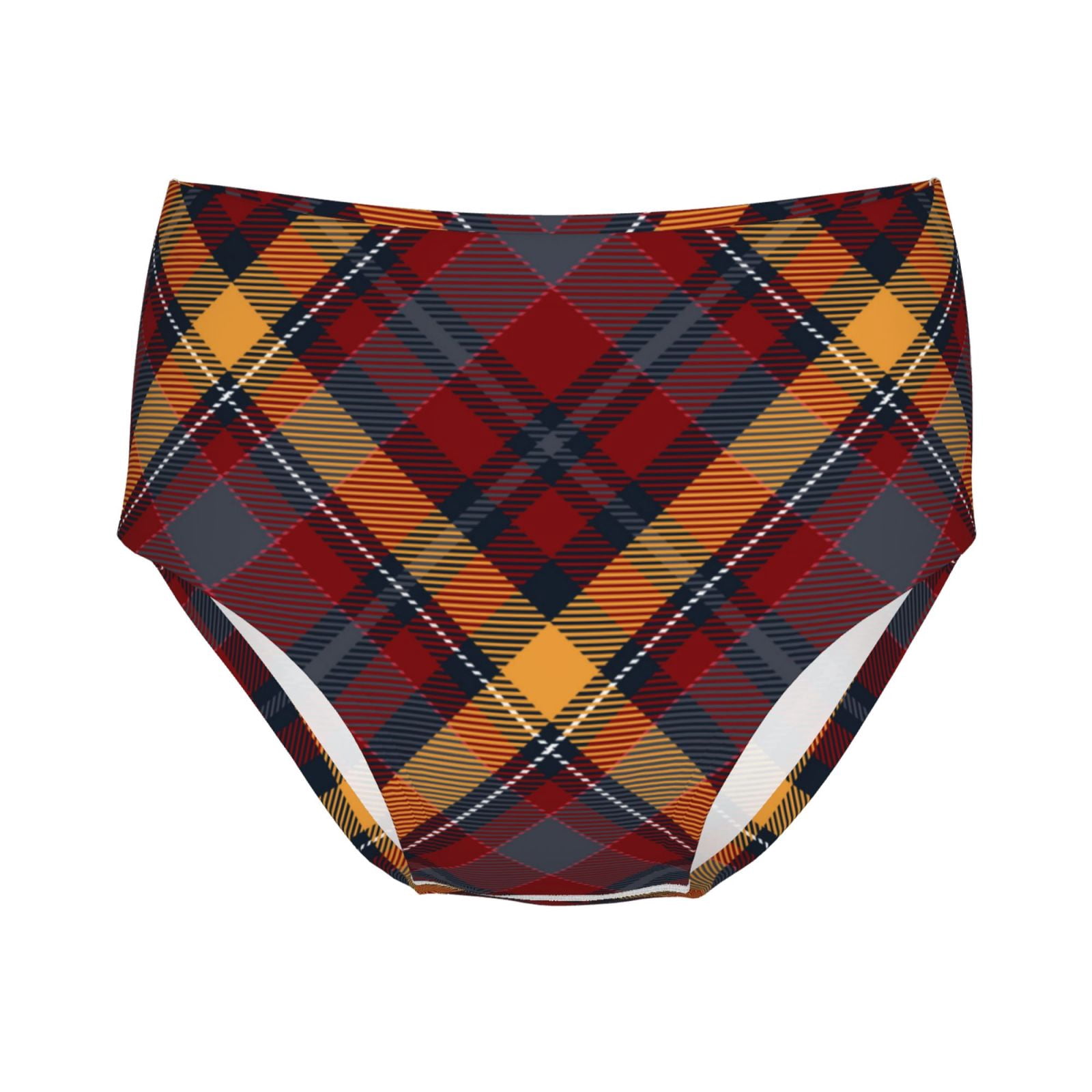 Teen Girls Underwear - Buffalo Check Plaid Soft Cotton Briefs Panties ...