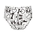 thumbnail image 1 of Teen Girls Underwear - Cute French Bulldog Black White Soft Cotton Briefs Panties for Teens Breathable Panty Girls Briefs, 1 of 8