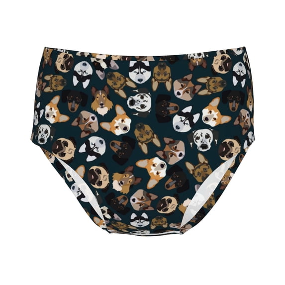 Teen Girls Underwear - Dogs Soft Cotton Briefs Panties for Teens ...