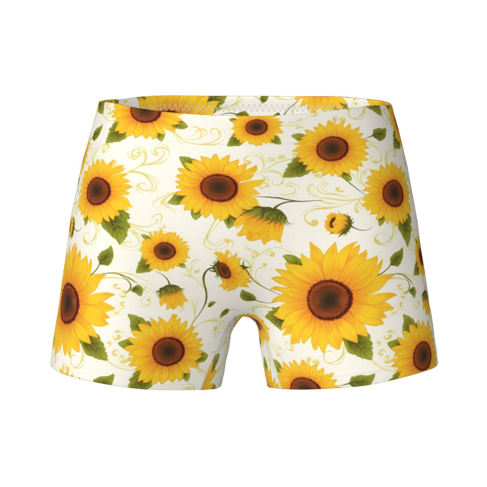 Teen Girls Underwear - European-style Pattern Sunflower A Soft Cotton ...