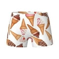 Teen Girls Underwear Ice Cream No.J909 Soft Cotton Boxer Briefs