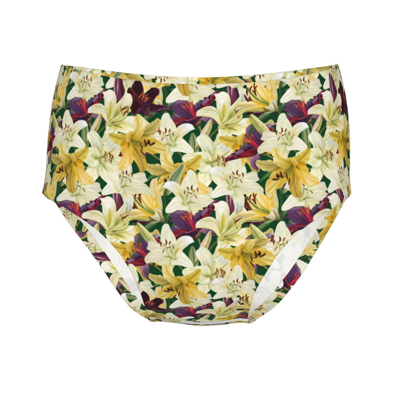 Teen Girls Underwear Lilies Flowers Gorgeous Soft Cotton Briefs teen-girls-underwear-lilies-flowers-gorgeous-soft-cotton-briefs
